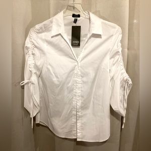 NWT Jones of New York signature, white blouse